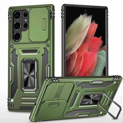 Протиударний чохол Camshield Army Ring для Samsung S26 Ultra- оливковий Протиударний чохол Camshield Army Ring для Samsung S26 Ultra- оливковий
