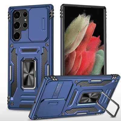 Протиударний чохол Camshield Army Ring для Samsung S26 Ultra- синій Протиударний чохол Camshield Army Ring для Samsung S26 Ultra- синій