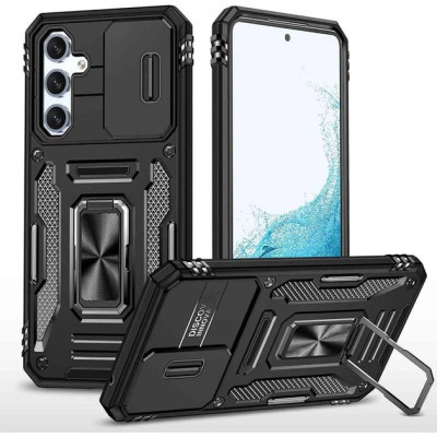 Протиударний чохол Camshield Army Ring для Samsung S26 Plus- чорний Протиударний чохол Camshield Army Ring для Samsung S26 Plus- чорний