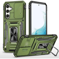 Протиударний чохол Camshield Army Ring для Samsung S26 Plus- оливковий Протиударний чохол Camshield Army Ring для Samsung S26 Plus- оливковий