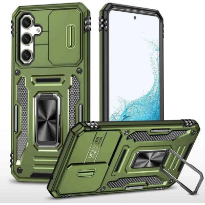 Протиударний чохол Camshield Army Ring для Samsung S26 Plus- оливковий Протиударний чохол Camshield Army Ring для Samsung S26 Plus- оливковий
