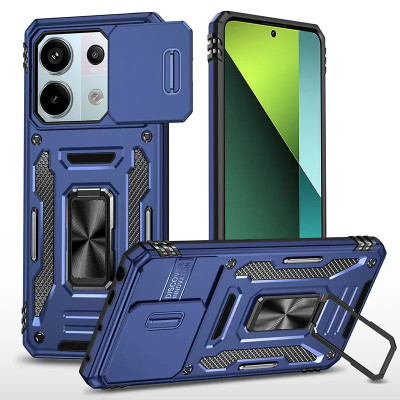 Протиударний чохол Camshield Army Ring для Xiaomi 15T- синій Протиударний чохол Camshield Army Ring для Xiaomi 15T- синій