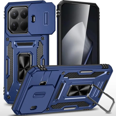Протиударний чохол Camshield Army Ring для Xiaomi 15T Pro- синій Протиударний чохол Camshield Army Ring для Xiaomi 15T Pro- синій