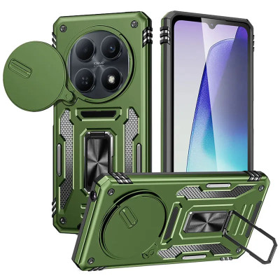 Протиударний чохол Camshield Army Ring для Xiaomi Redmi Note 15 Pro 5G- оливковий Протиударний чохол Camshield Army Ring для Xiaomi Redmi Note 15 Pro 5G- оливковий