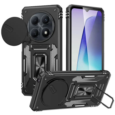 Протиударний чохол Camshield Army Ring для Xiaomi Redmi Note 15 Pro Plus 5G / Poco M8 Pro 5G- чорний Протиударний чохол Camshield Army Ring для Xiaomi Redmi Note 15 Pro Plus 5G / Poco M8 Pro 5G- чорний
