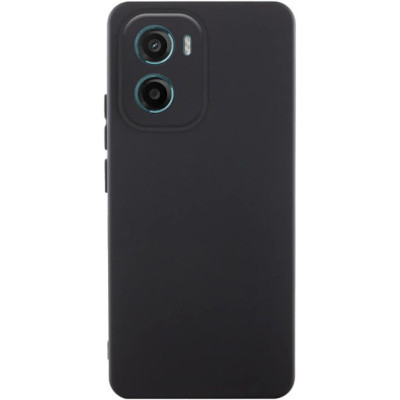Накладка (з мікрофіброю) Silicone Cover Lakshmi Full Camera для Motorola Moto G06 / Moto G06 Power- чорний