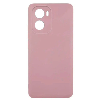 Накладка (з мікрофіброю) Silicone Cover Lakshmi Full Camera для Motorola Moto G06 / Moto G06 Power- рожевий пісок