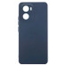 Накладка (з мікрофіброю) Silicone Cover Lakshmi Full Camera для Motorola Moto G06 / Moto G06 Power- темно-синій