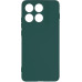 Накладка (з мікрофіброю) Silicone Cover Lakshmi Full Camera для Motorola Moto G86 5G / G86 Power- темно-зелений