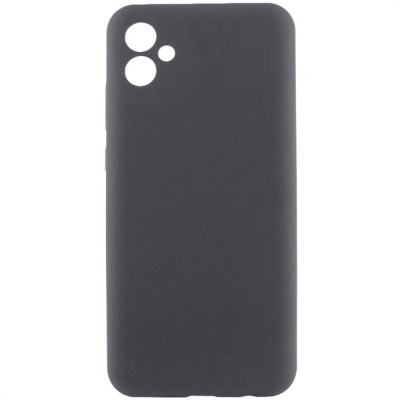 Накладка (з мікрофіброю) Silicone Cover Lakshmi Full Camera для Samsung A05 / A055- темно-сірий