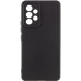 Накладка (з мікрофіброю) Silicone Cover Lakshmi Full Camera для Samsung A13 4G- чорний