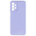 Накладка (з мікрофіброю) Silicone Cover Lakshmi Full Camera для Samsung A13 4G- бузковий