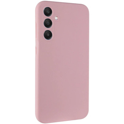 Накладка (з мікрофіброю) Silicone Cover Lakshmi Full Camera для Samsung A37 5G- рожевий пісок