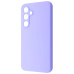 Накладка (з мікрофіброю) Silicone Cover Lakshmi Full Camera для Samsung A37 5G- бузковий