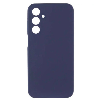 Накладка (з мікрофіброю) Silicone Cover Lakshmi Full Camera для Samsung A57 5G- темно-синій