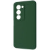 Накладка (з мікрофіброю) Silicone Cover Lakshmi Full Camera для Xiaomi Redmi 15 (Global)- темно-зелений