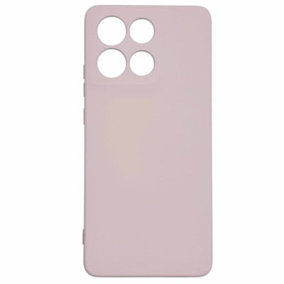 Накладка (з мікрофіброю) GETMAN Liquid Silk Full Camera для Motorola Moto G86 5G / G86 Power- пастельно-рожевий Накладка (з мікрофіброю) GETMAN Liquid Silk Full Camera для Motorola Moto G86 5G / G86 Power- пастельно-рожевий