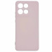 Накладка (з мікрофіброю) GETMAN Liquid Silk Full Camera для Motorola Moto G86 5G / G86 Power- пастельно-рожевий
