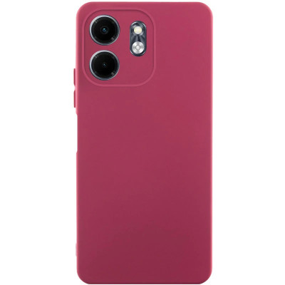 Накладка (з мікрофіброю) GETMAN Liquid Silk Full Camera для Motorola Moto G86 5G / G86 Power- марсала Накладка (з мікрофіброю) GETMAN Liquid Silk Full Camera для Motorola Moto G86 5G / G86 Power- марсала