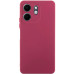 Накладка (з мікрофіброю) GETMAN Liquid Silk Full Camera для Motorola Moto G86 5G / G86 Power- марсала