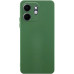 Накладка (з мікрофіброю) GETMAN Liquid Silk Full Camera для Motorola Moto G86 5G / G86 Power- темно-зелений