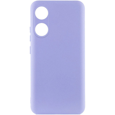 Накладка (з мікрофіброю) GETMAN Liquid Silk Full Camera для Oppo A78 4G- бузковий Накладка (з мікрофіброю) GETMAN Liquid Silk Full Camera для Oppo A78 4G- бузковий