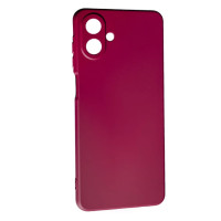 Накладка (з мікрофіброю) GETMAN Liquid Silk Full Camera для Samsung A05 / A055- марсала Накладка (з мікрофіброю) GETMAN Liquid Silk Full Camera для Samsung A05 / A055- марсала