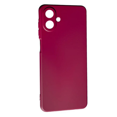 Накладка (з мікрофіброю) GETMAN Liquid Silk Full Camera для Samsung A05 / A055- марсала Накладка (з мікрофіброю) GETMAN Liquid Silk Full Camera для Samsung A05 / A055- марсала