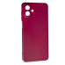 Накладка (з мікрофіброю) GETMAN Liquid Silk Full Camera для Samsung A05 / A055- марсала