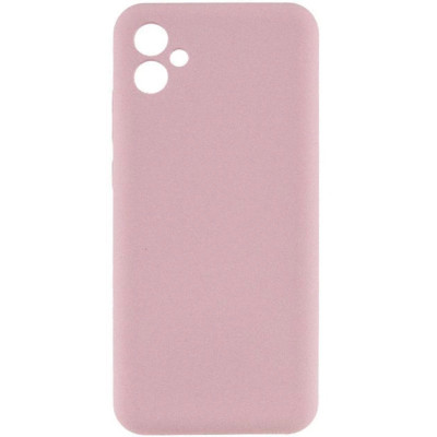 Накладка (з мікрофіброю) GETMAN Liquid Silk Full Camera для Samsung A05 / A055- пастельно-рожевий Накладка (з мікрофіброю) GETMAN Liquid Silk Full Camera для Samsung A05 / A055- пастельно-рожевий