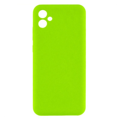 Накладка (з мікрофіброю) GETMAN Liquid Silk Full Camera для Samsung A05 / A055- салатовий Накладка (з мікрофіброю) GETMAN Liquid Silk Full Camera для Samsung A05 / A055- салатовий