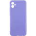 Накладка (з мікрофіброю) GETMAN Liquid Silk Full Camera для Samsung A05 / A055- бузковий