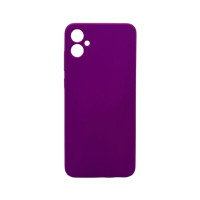 Накладка (з мікрофіброю) GETMAN Liquid Silk Full Camera для Samsung A05 / A055- фіолетовий