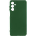Накладка (з мікрофіброю) GETMAN Liquid Silk Full Camera для Samsung A36 5G- темно-зелений