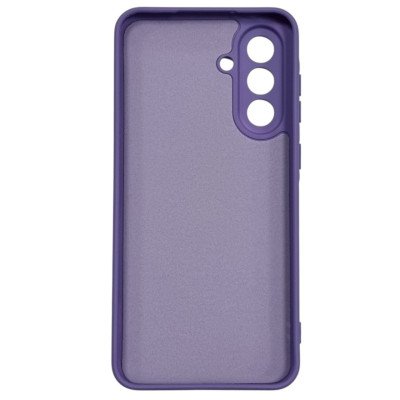 Накладка (з мікрофіброю) GETMAN Liquid Silk Full Camera для Samsung A36 5G- світло-фіолетовий