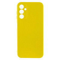 Накладка (з мікрофіброю) GETMAN Liquid Silk Full Camera для Samsung A55- жовтий Накладка (з мікрофіброю) GETMAN Liquid Silk Full Camera для Samsung A55- жовтий
