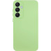 Накладка (з мікрофіброю) GETMAN Liquid Silk Full Camera для Samsung M23 5G / M13 4G- фісташковий