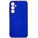 Накладка (з мікрофіброю) GETMAN Liquid Silk Full Camera для Samsung S23 FE- ультра-синій
