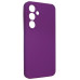 Накладка (з мікрофіброю) GETMAN Liquid Silk Full Camera для Samsung S23 FE- ультра-фіолетовий