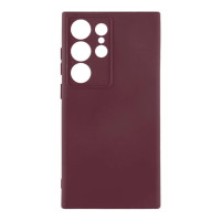 Накладка (з мікрофіброю) GETMAN Liquid Silk Full Camera для Samsung S24 Ultra- марсала Накладка (з мікрофіброю) GETMAN Liquid Silk Full Camera для Samsung S24 Ultra- марсала