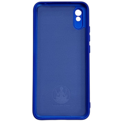 Накладка (з мікрофіброю) GETMAN Liquid Silk Full Camera для Xiaomi Redmi 9A- ультра-синій