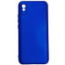 Накладка (з мікрофіброю) GETMAN Liquid Silk Full Camera для Xiaomi Redmi 9A- ультра-синій