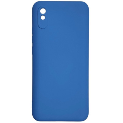 Накладка (з мікрофіброю) GETMAN Liquid Silk Full Camera для Xiaomi Redmi 9A- королівський синій Накладка (з мікрофіброю) GETMAN Liquid Silk Full Camera для Xiaomi Redmi 9A- королівський синій