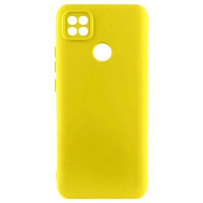 Накладка (з мікрофіброю) GETMAN Liquid Silk Full Camera для Xiaomi Redmi 9C- жовтий Накладка (з мікрофіброю) GETMAN Liquid Silk Full Camera для Xiaomi Redmi 9C- жовтий