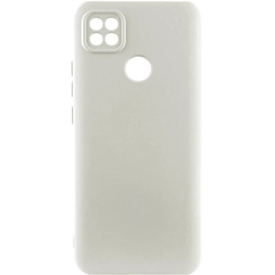 Накладка (з мікрофіброю) GETMAN Liquid Silk Full Camera для Xiaomi Redmi 9C- античний білий Накладка (з мікрофіброю) GETMAN Liquid Silk Full Camera для Xiaomi Redmi 9C- античний білий