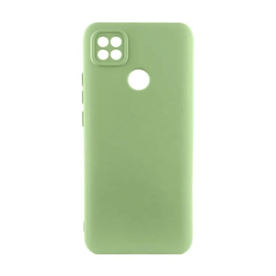 Накладка (з мікрофіброю) GETMAN Liquid Silk Full Camera для Xiaomi Redmi 9C- фісташковий