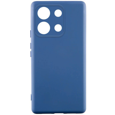 Накладка (з мікрофіброю) GETMAN Liquid Silk Full Camera для Xiaomi Redmi Note 13 4G- королівський синій Накладка (з мікрофіброю) GETMAN Liquid Silk Full Camera для Xiaomi Redmi Note 13 4G- королівський синій