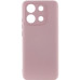 Накладка (з мікрофіброю) GETMAN Liquid Silk Full Camera для Xiaomi Redmi Note 13 Pro 4G / Poco M6 Pro 4G / Redmi Note 14s- рожевий пісок