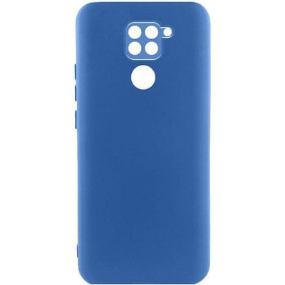 Накладка (з мікрофіброю) GETMAN Liquid Silk Full Camera для Xiaomi Redmi Note 9- королівський синій Накладка (з мікрофіброю) GETMAN Liquid Silk Full Camera для Xiaomi Redmi Note 9- королівський синій
