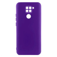 Накладка (з мікрофіброю) GETMAN Liquid Silk Full Camera для Xiaomi Redmi Note 9- ультра-фіолетовий Накладка (з мікрофіброю) GETMAN Liquid Silk Full Camera для Xiaomi Redmi Note 9- ультра-фіолетовий